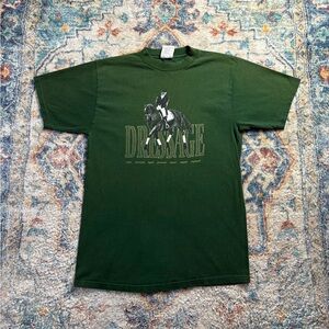 Vintage Dressage Horse T-shirt Medium